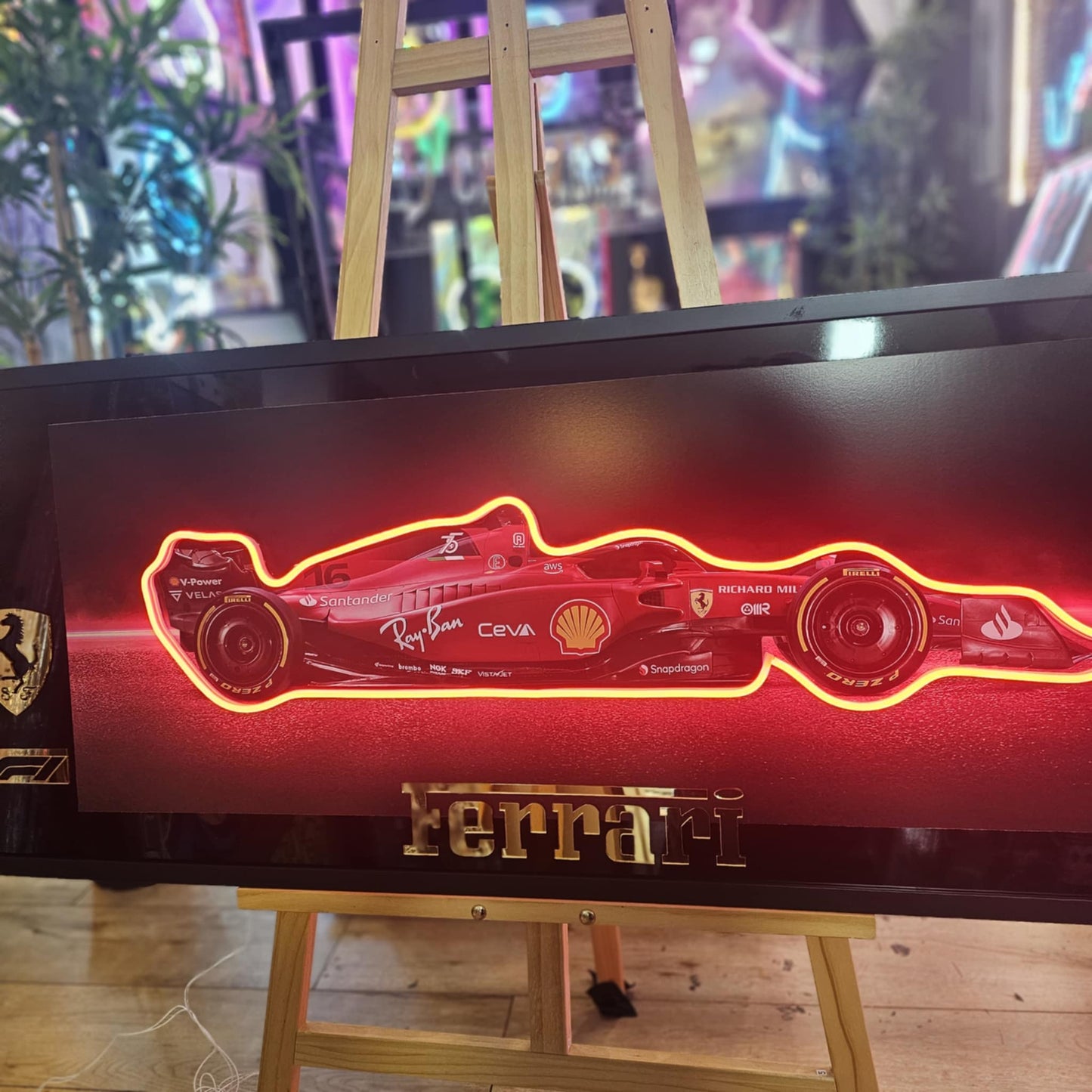 Ferrari Red LED | 490x1250mm