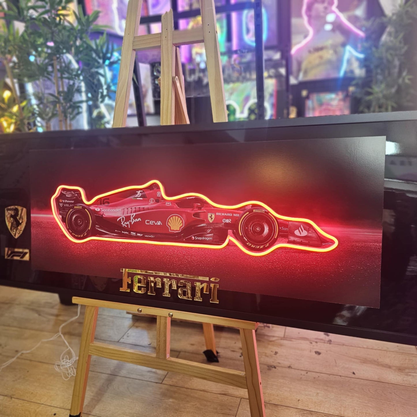 Ferrari Red LED | 490x1250mm