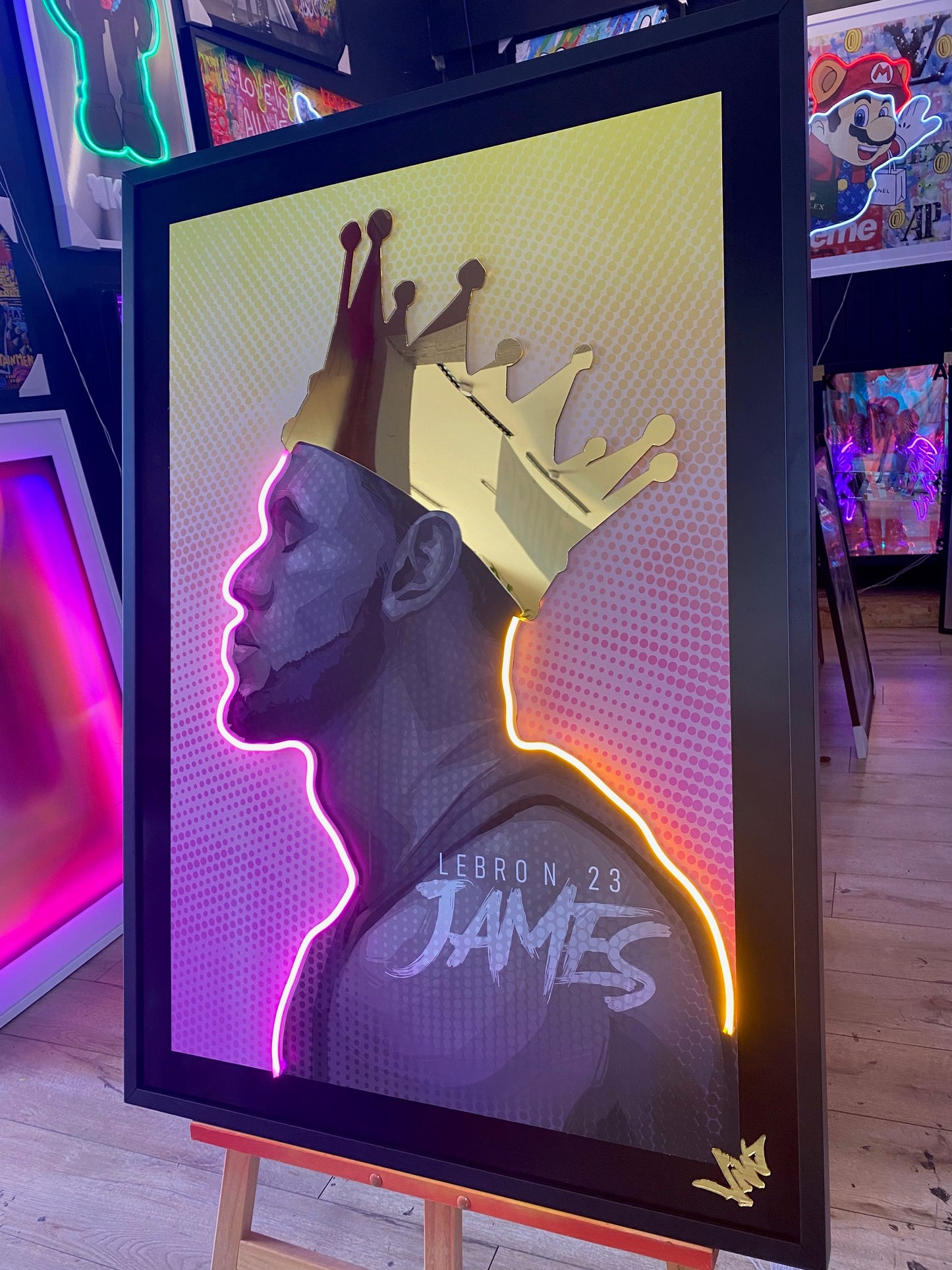 LeBron James LED | 750x1060mm