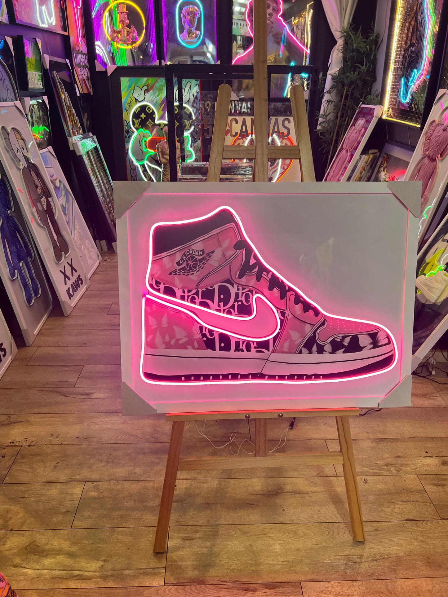 Nike Shoe Pink LED | 840x660mm