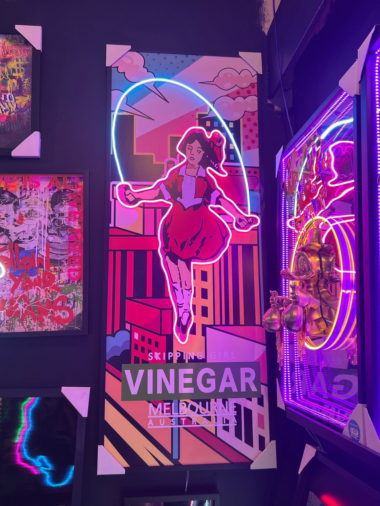 Vinegar Skipping Girl Melbourne | 1620x630mm