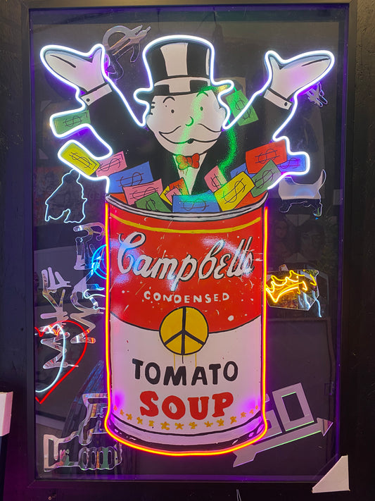 Monopoly "Tomato Soup" LED | 830x1240mm