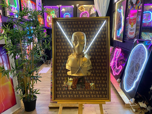 Deadpool 3D Printed with LED | 680x1000mm