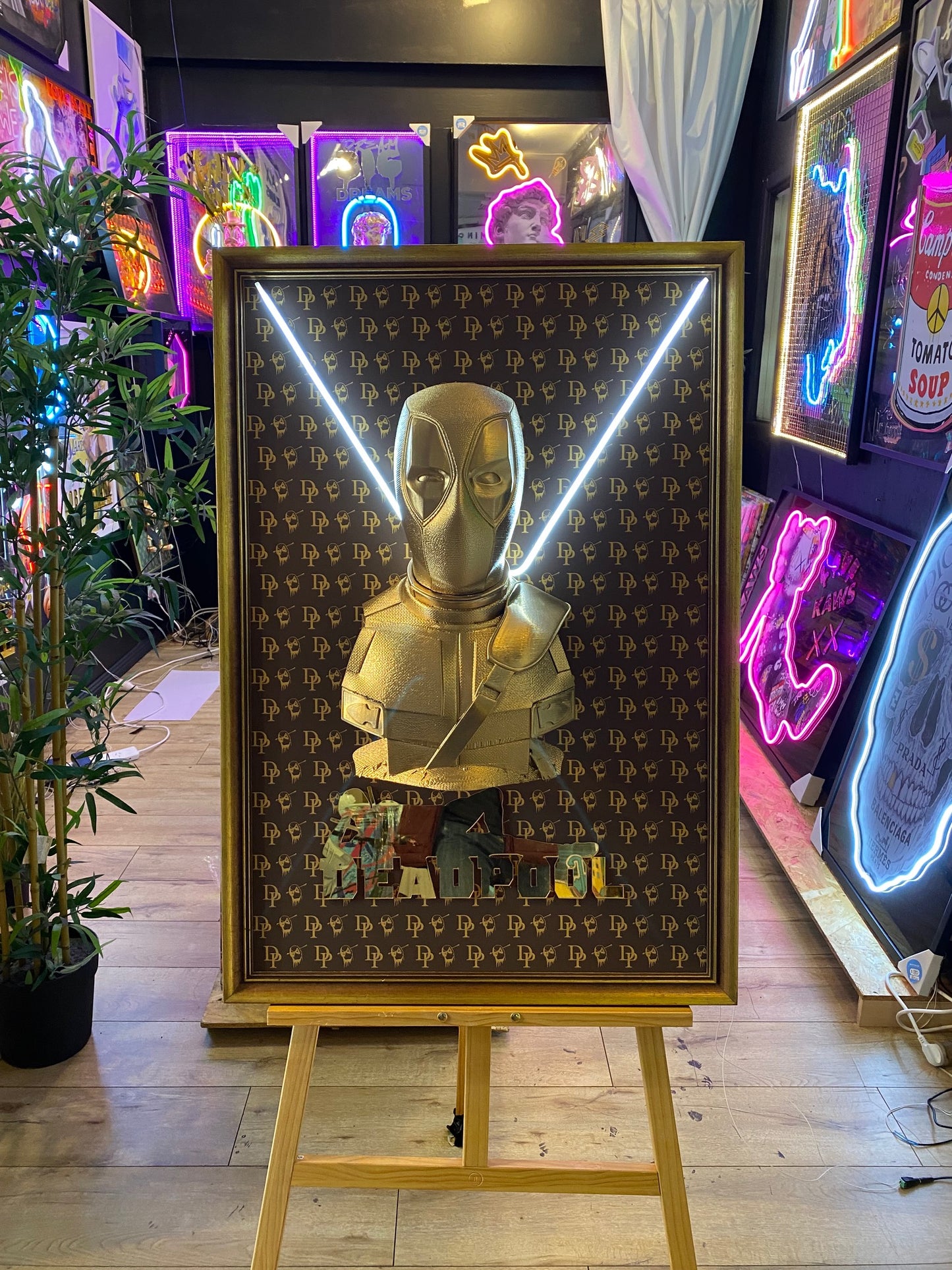 Deadpool 3D Printed with LED | 680x1000mm