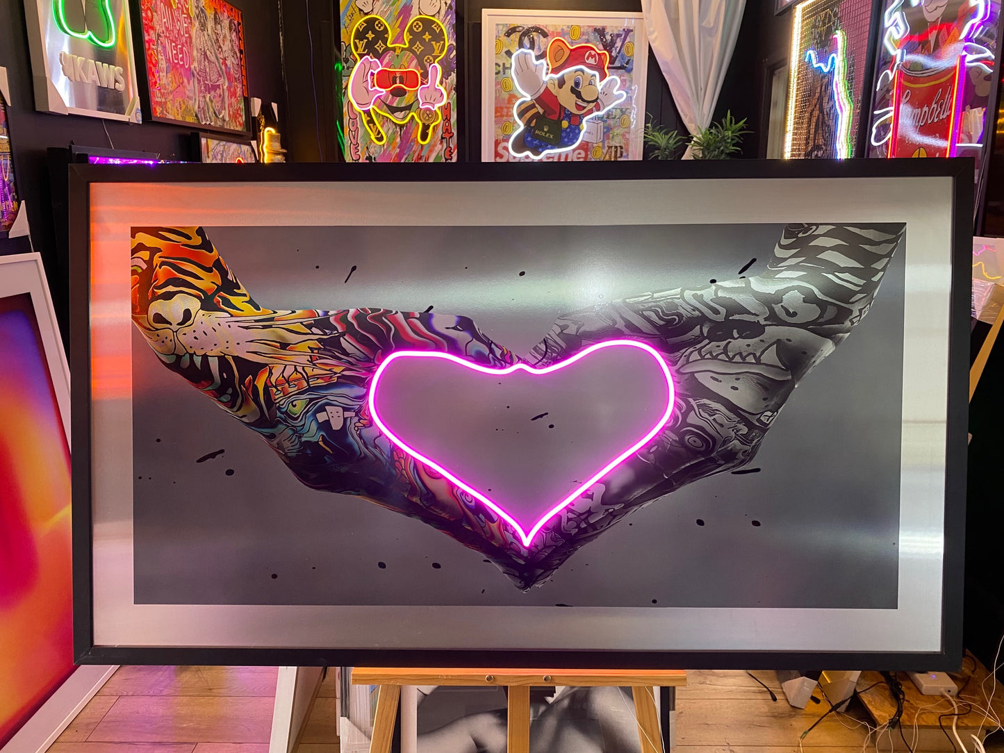 Hand Heart LED | 1500x850mm