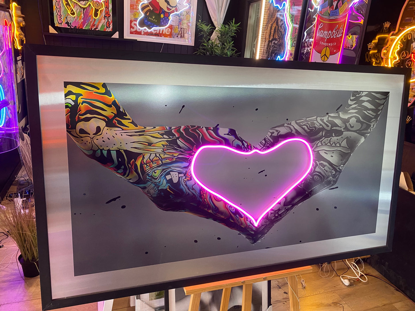 Hand Heart LED | 1500x850mm