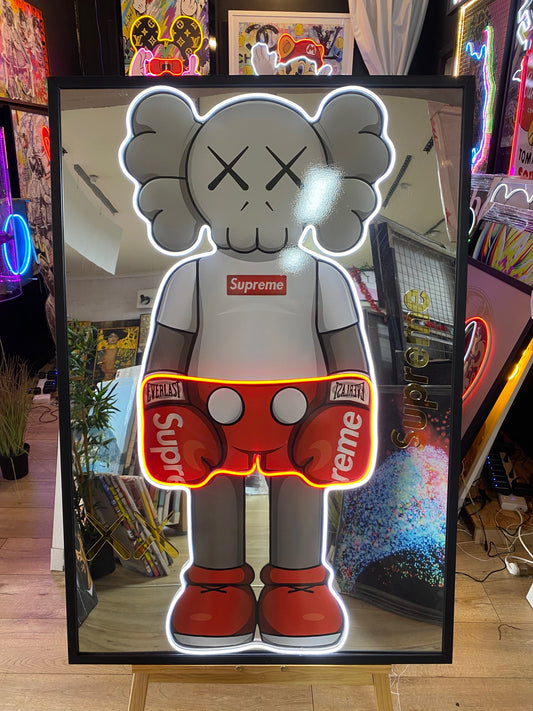 KS Supreme Boxing LED on Mirror | 830x1210mm