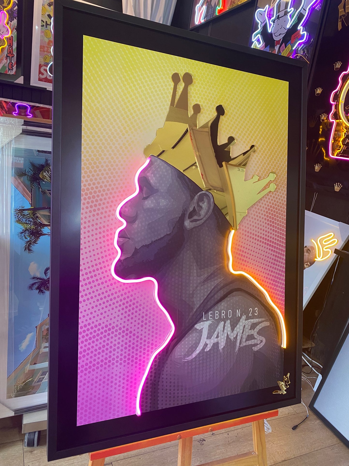 LeBron James LED | 750x1060mm