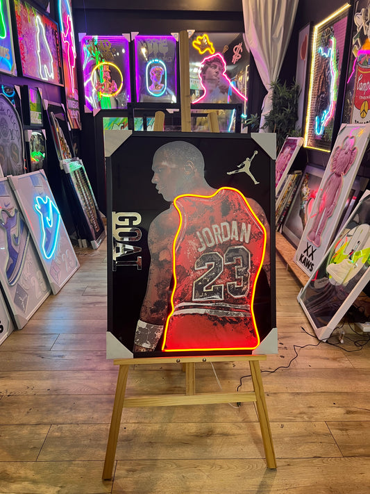 Jordan 23 "GOAT" LED | 800x600mm