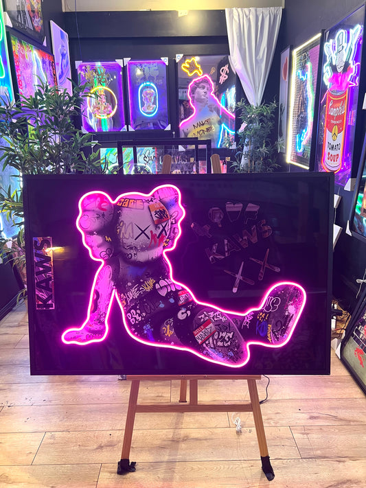 Graffiti Kaws LED | 1250x830mm