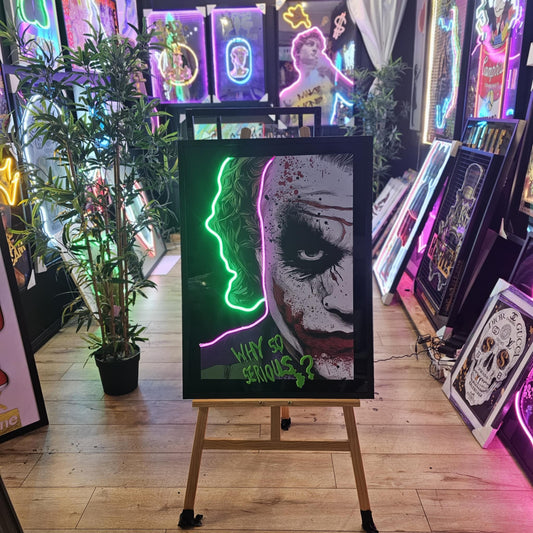 Joker "Why So Serious" LED | 640x870mm
